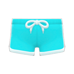 Animal Crossing Items Jogging Shorts Light blue
