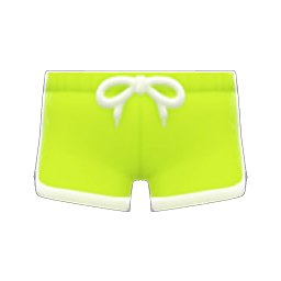 Animal Crossing Items Jogging Shorts Lime