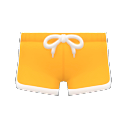 Animal Crossing Items Jogging Shorts Orange