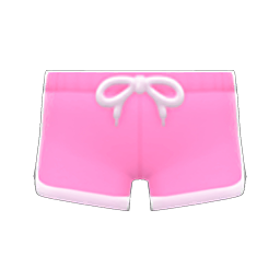 Animal Crossing Items Jogging Shorts Pink
