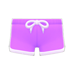 Animal Crossing Items Jogging Shorts Purple