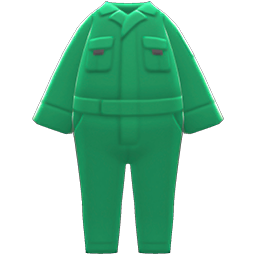 Animal Crossing Items Jumper Work Suit Green