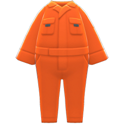 Animal Crossing Items Jumper Work Suit Orange