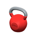 Animal Crossing Items Kettlebell Red