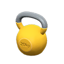 Animal Crossing Items Kettlebell Yellow