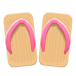Animal Crossing Items Kimono Sandals Pink