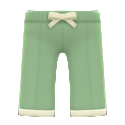 Animal Crossing Items Kung-fu Pants Green