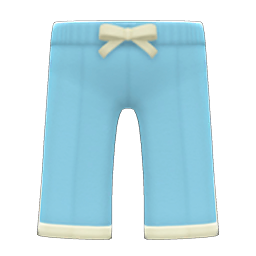 Animal Crossing Items Kung-fu Pants Light blue