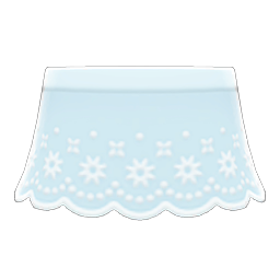 Animal Crossing Items Lace Skirt White
