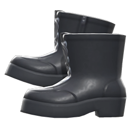 Lace-up Boots Black