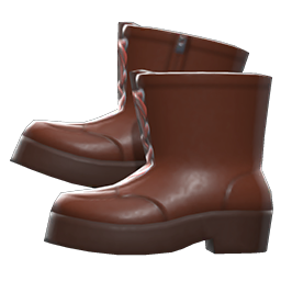 Lace-up Boots Brown