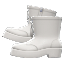 Lace-up Boots White