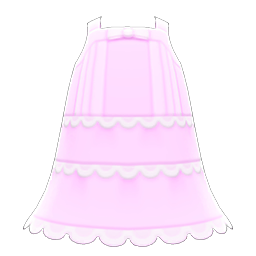 Animal Crossing Items Lacy Dress Pink