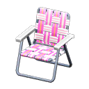Animal Crossing Items Lawn Chair Pink
