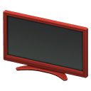 Animal Crossing Items Lcd Tv (50 In.) Red