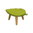 Animal Crossing Items Leaf Stool Green