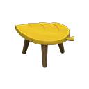 Animal Crossing Items Leaf Stool Yellow