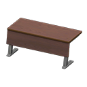 Animal Crossing Items Lecture-hall Desk Dark brown