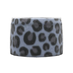 Animal Crossing Items Leopard Miniskirt Gray