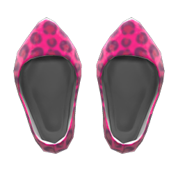 Animal Crossing Items Leopard Pumps Pink