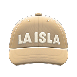 Animal Crossing Items Lettered Cap Beige