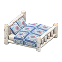 Animal Crossing Items Log Bed White birch / Quilted
