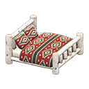 Animal Crossing Items Log Bed White birch / Southwestern flair