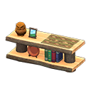 Animal Crossing Items Log Decorative Shelves Dark wood / Bears