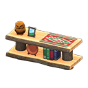 Animal Crossing Items Log Decorative Shelves Dark wood / Southwestern flair