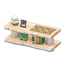 Animal Crossing Items Log Decorative Shelves White birch / Bears