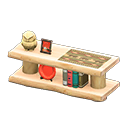 Animal Crossing Items Log Decorative Shelves White wood / Bears