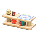 Animal Crossing Items Log Decorative Shelves White wood / Quilted