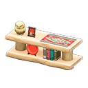Animal Crossing Items Log Decorative Shelves White wood / Southwestern flair