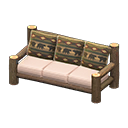 Animal Crossing Items Log Extra-long Sofa Dark wood / Bears