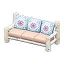 Animal Crossing Items Log Extra-long Sofa White birch / Quilted