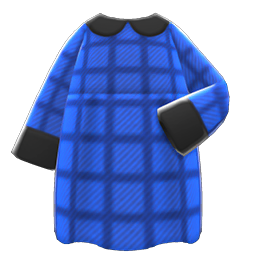 Animal Crossing Items Loose Fall Dress Blue
