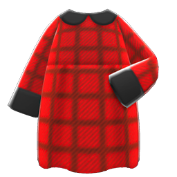 Animal Crossing Items Loose Fall Dress Red