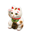 Animal Crossing Items Lucky Cat White