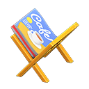 Animal Crossing Items Magazine Rack Yellow / Café
