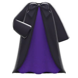 Animal Crossing Items Mage's Robe Black