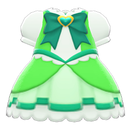 Animal Crossing Items Magical Dress Green