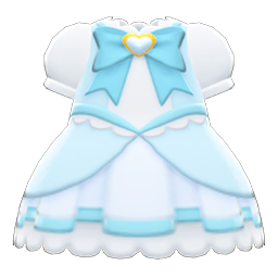 Animal Crossing Items Magical Dress Light blue