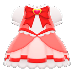 Animal Crossing Items Magical Dress Red