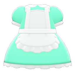 Animal Crossing Items Maid Dress Mint