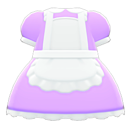 Animal Crossing Items Maid Dress Purple