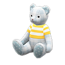 Animal Crossing Items Mama Bear Checkered / Yellow stripes