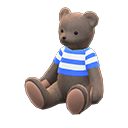 Animal Crossing Items Mama Bear Choco / Blue stripes