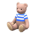 Animal Crossing Items Mama Bear Cream / Blue stripes