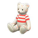 Animal Crossing Items Mama Bear Floral / Red stripes