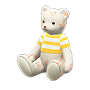 Animal Crossing Items Mama Bear Floral / Yellow stripes